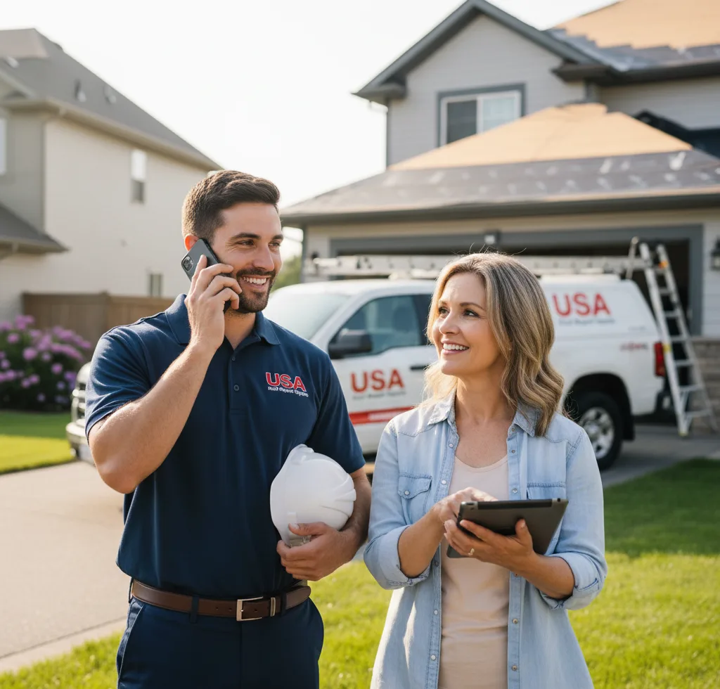 USA Roof Repair Experts customer support in Palmersville